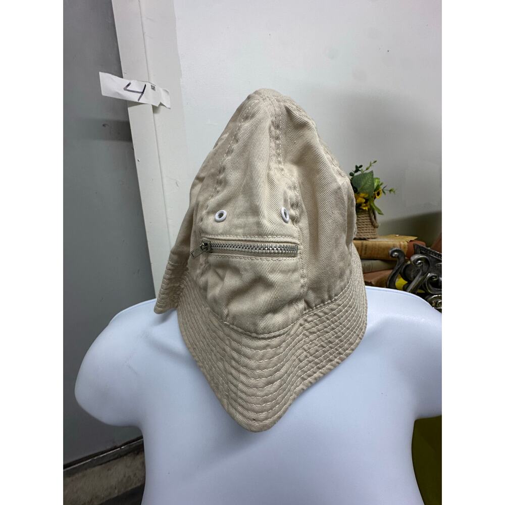 vtg Giligan bucket hat cap size med tan fisher look